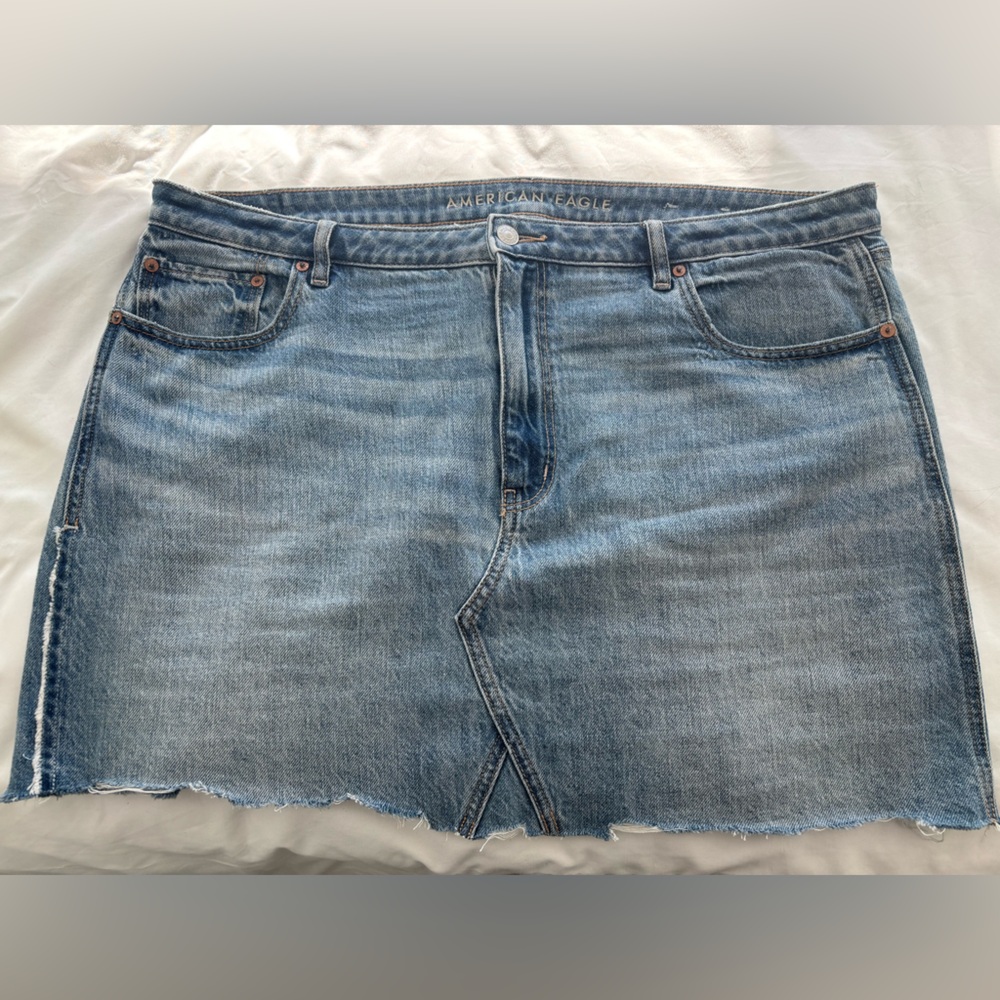 American Eagle Outfitters Light Blue Denim Skirt